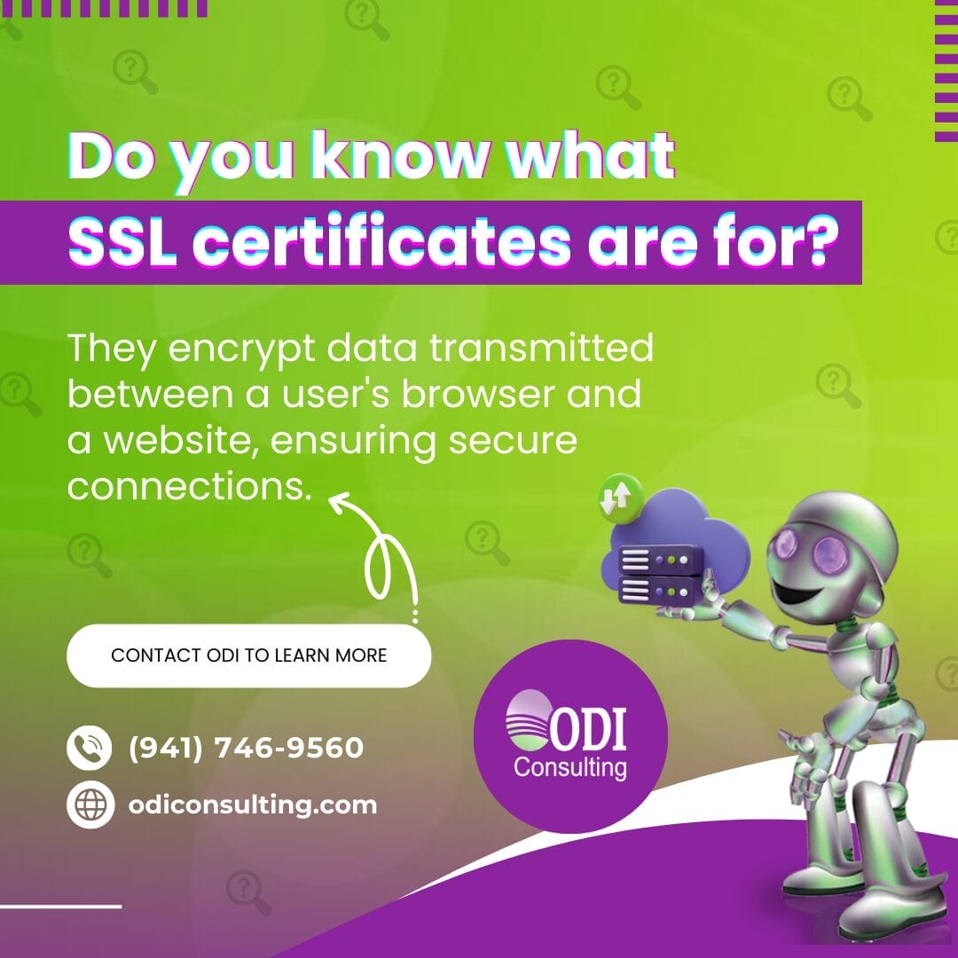Do you know what SSL certificates are for?
